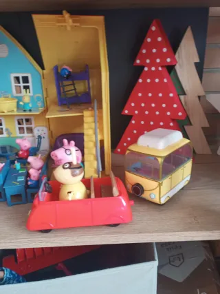 Lote Peppa Pig: Casa, Coche, Bus y Más ENVIO RAPID