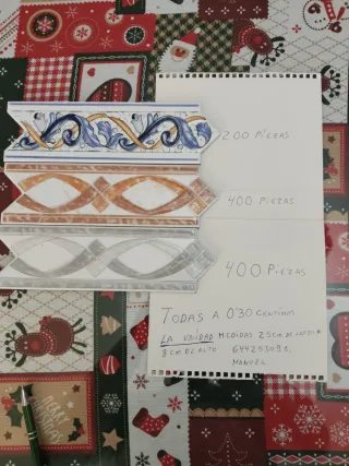 Cenefas decorativas (varios modelos)