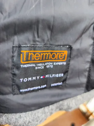 Chaleco Tommy Hilfiger Gris con Capucha