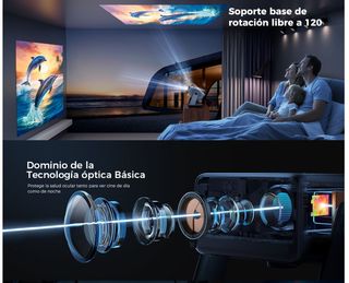 Proyector AMEELA WiFi Bluetooth 30000 Lúmenes