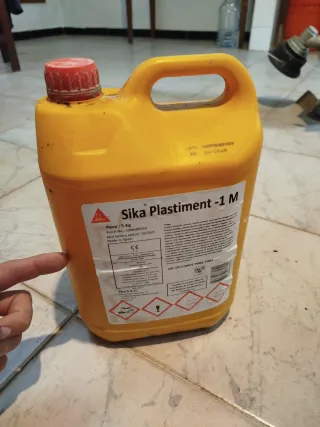Aditivo plastificante mortero, Sika Plastiment