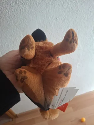 Peluche perro pastor alemán nuevo ladra