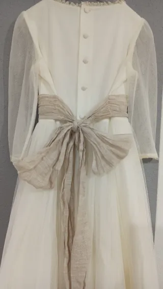 Vestido comunión tizzas talla 120