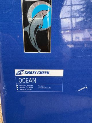 Tabla Snowboard 148cm Crazy Creek & fijaciones