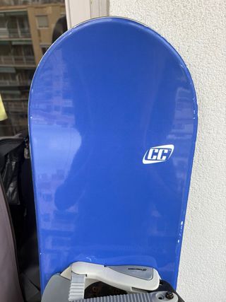 Tabla Snowboard 148cm Crazy Creek & fijaciones