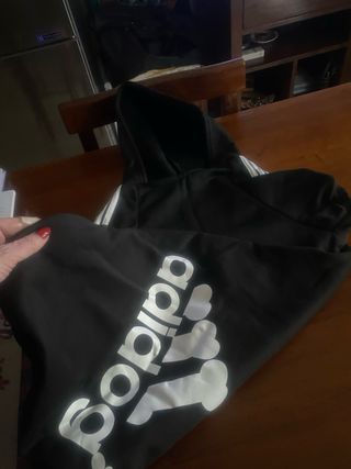 Felpa per cani Adidog nera taglia L