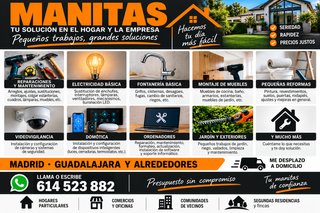 MANITAS A DOMICILIO MADRID GUADALAJARA Y ALRREDE..