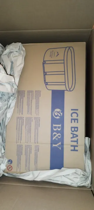 B&Y Bañera Hielo Ovalada Plegable 120x65x65cm