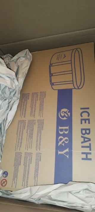 B&Y Bañera Hielo Ovalada Plegable 120x65x65cm