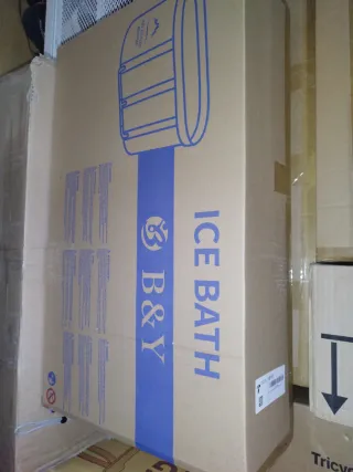 B&Y Bañera Hielo Ovalada Plegable 120x65x65cm