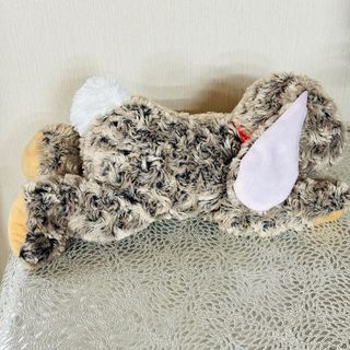 Coniglietto peluche con bandana rossa