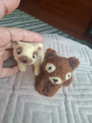 Muñecos Oso Bear Jacky y Nuca Bosque