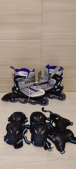 Patines Rollerblade talla 38 + Protecciones