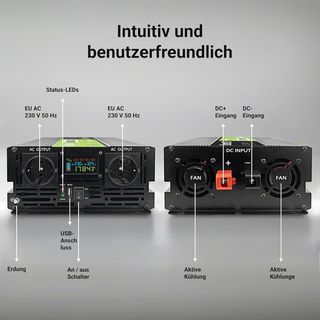 Convertitore di tensione LCD Green Cell 2000/4000W