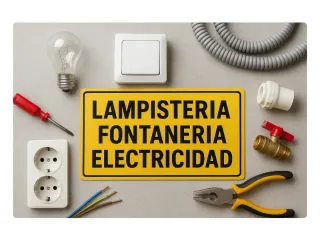 Electricidad, fontanería y lampisteria