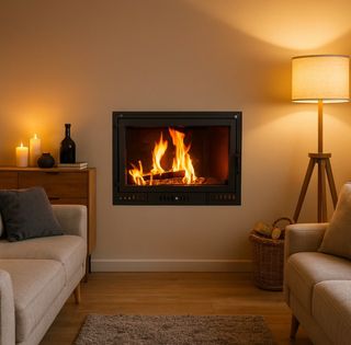 Insertable Estufa Leña Ventilada MAD2043