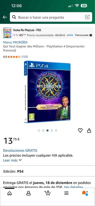 Qui Veut Gagner des Millions PS4