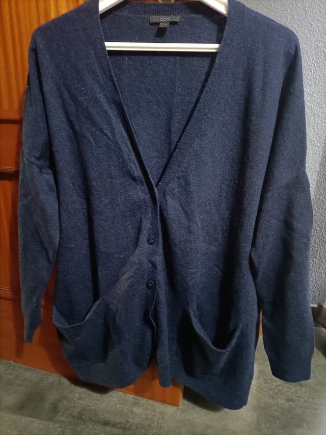 Cárdigan COS Hombre Azul Talla XXL