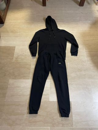 Chándal Lacoste Negro