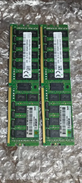 2 x 64GB RAM DDR4 ECC SERVER 2400T