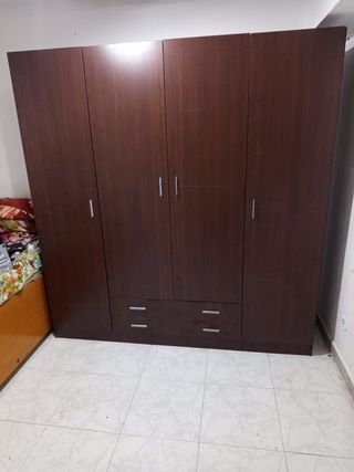 Armario 4 puertas madera