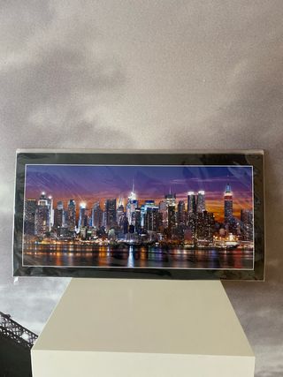 Cuadro Skyline Nueva York Noche