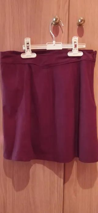 Minifalda de terciopelo