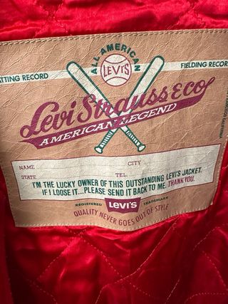 Chaqueta Varsity Levi's Vintage