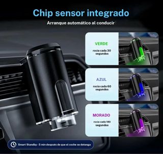 Difusor Aroma Coche Multifuncional, carga de USB-C