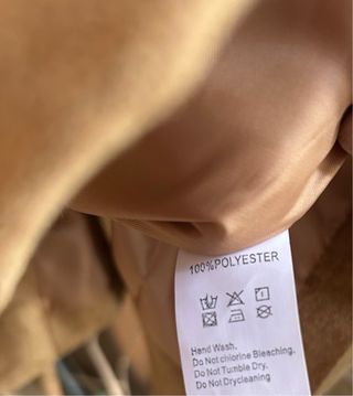 Chaqueta ante sintético con cuello pelo .Nueva! M