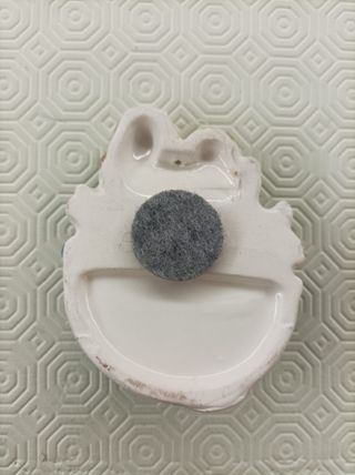 Acquasantiera ceramica con angeli