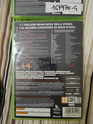 Guitar Hero Xbox 360 Chitarra + Custodia + 2 Gioch