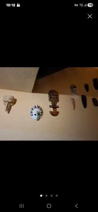 Lote 32 Máscaras Artesanía Internacional