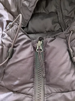 Chaqueta Columbia PowderLite Negra y Naranja