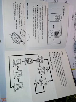 Portachiavi con display per orario