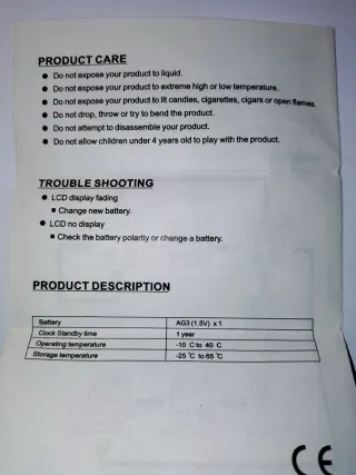 Portachiavi con display per orario