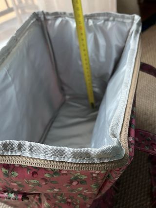 Bolsa porta alimentos floral