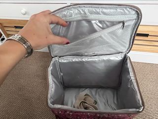 Bolsa porta alimentos floral