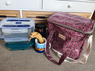 Bolsa porta alimentos floral