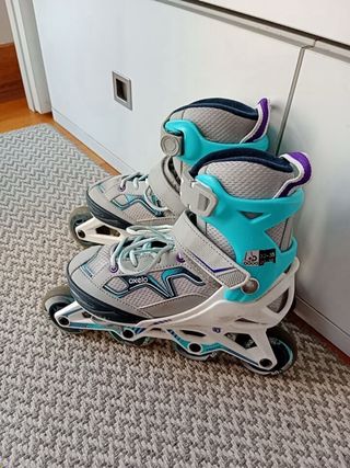 Patines en línea grises  Oxelo 32-35