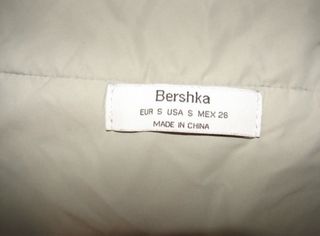 Chaqueta Bershka borreguito verde Talla S