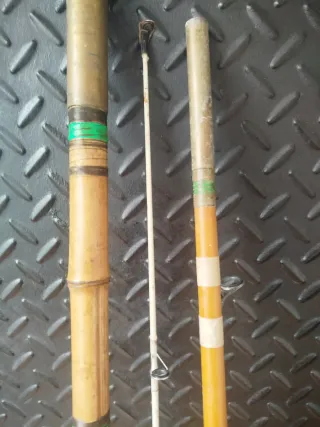 Caña de bambú surfcasting 3 tramos 5.40m