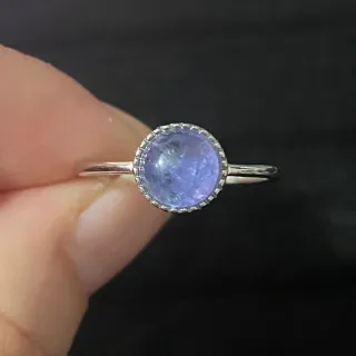 Anillo Plata con Tanzanita Natural