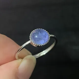 Anillo Plata con Tanzanita Natural