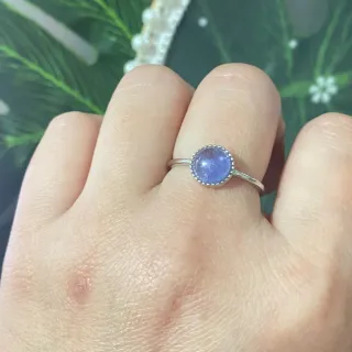 Anillo Plata con Tanzanita Natural