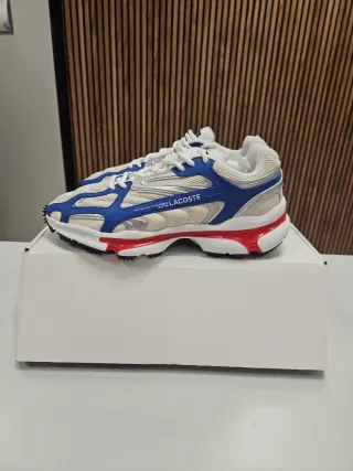 Zapatillas Lacoste Hombre Azul y Blanco