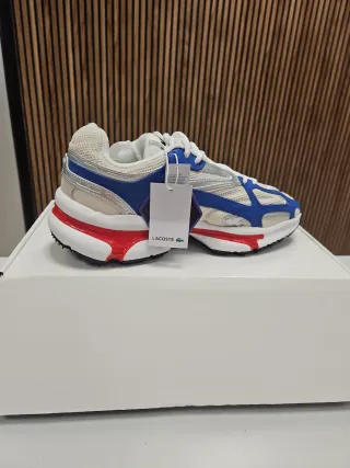 Zapatillas Lacoste Hombre Azul y Blanco