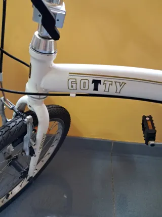 Bicicleta plegable blanca GOTTY FREEDOM