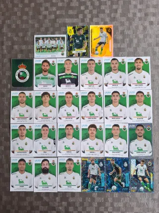 Lotto 27 figurine Racing de Santander