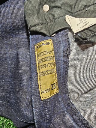 GAS Jeans Denim Blu Scuro Taglia 33